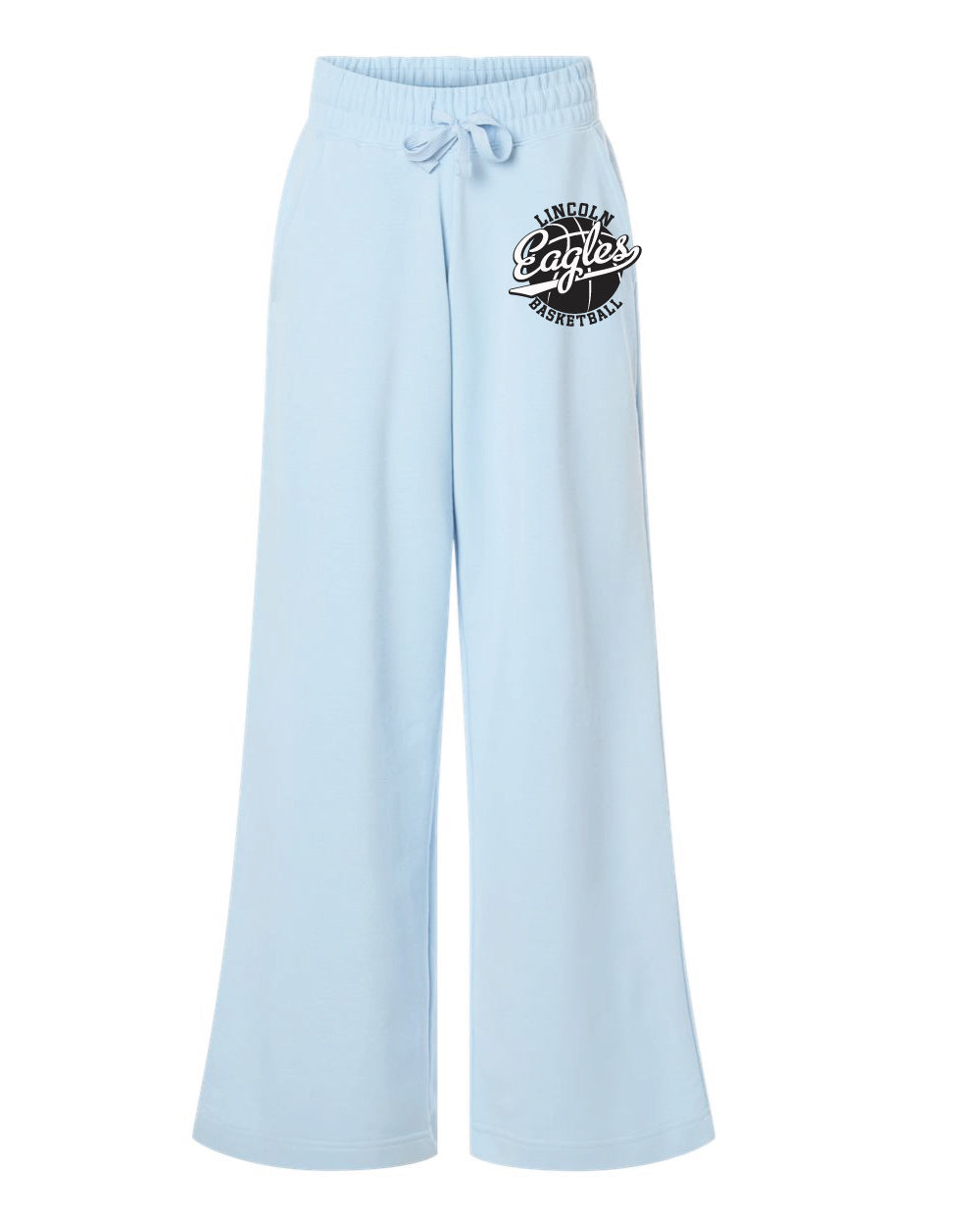 Lincoln Eagles Women's French Terry Wide Leg Sweatpants