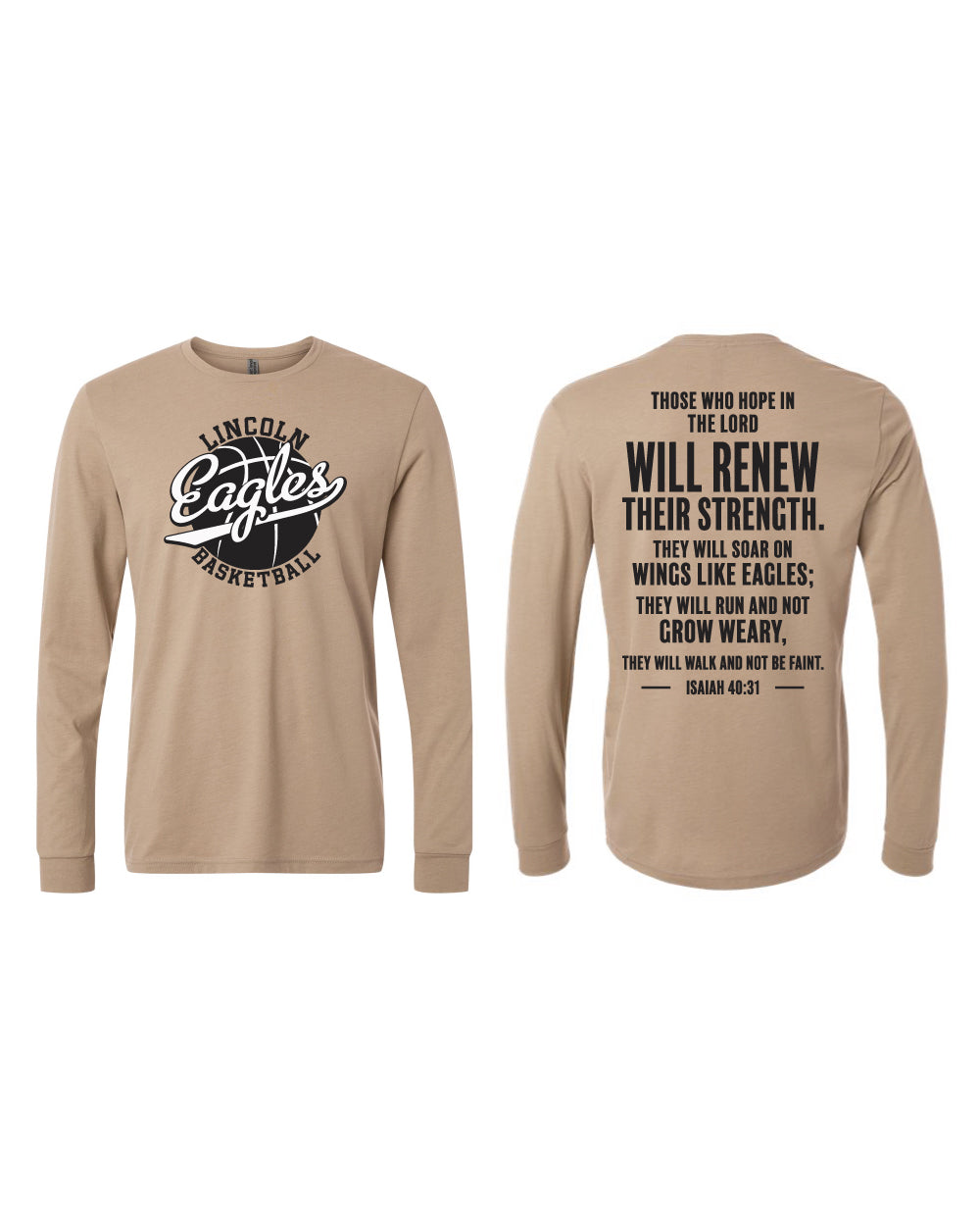 Lincoln Eagles Long Sleeve T-Shirt