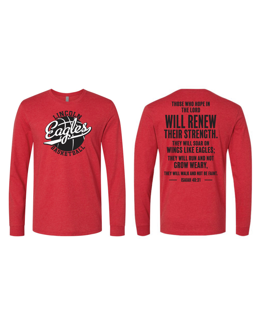 Lincoln Eagles Long Sleeve T-Shirt