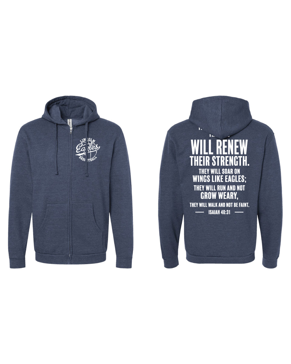 Lincoln Eagles Full-Zip Hoodie